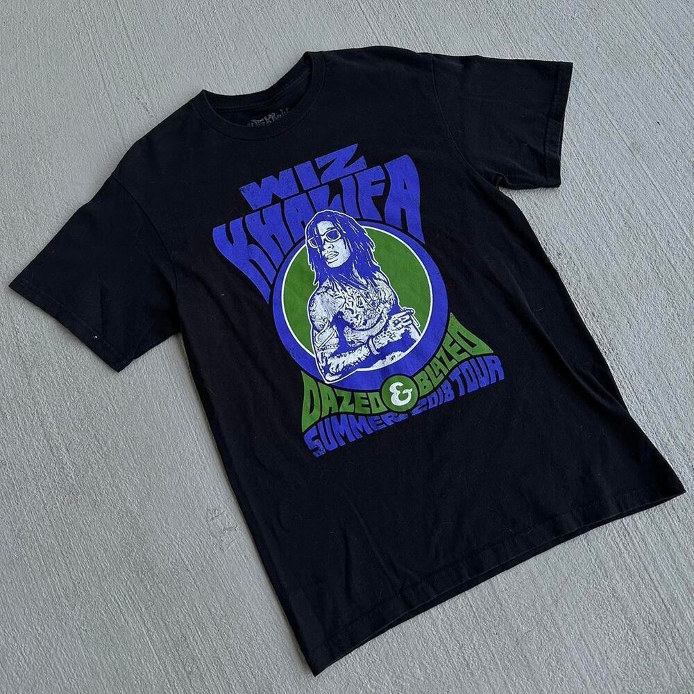 Wiz Khalifa Dazed & Blazed Tour Concert Shirt